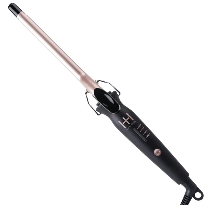 Annie-Hot & Hotter Extra Long Ceramic Tourmaline Curling Iron 1/2" Black