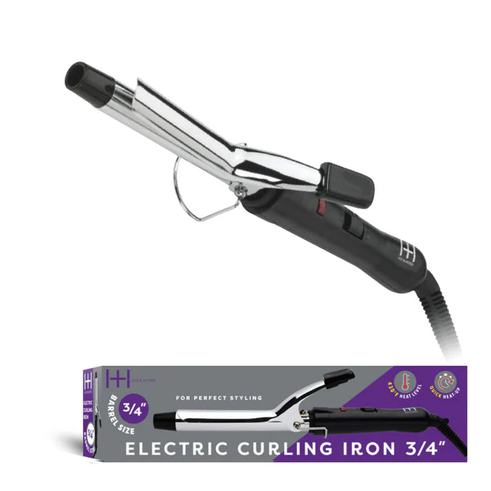 Annie-Hot & Hotter Electric Curling Iron 3/4" Silver