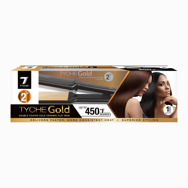 Nicka K-Tyche Gold 2.0" Flat Iron