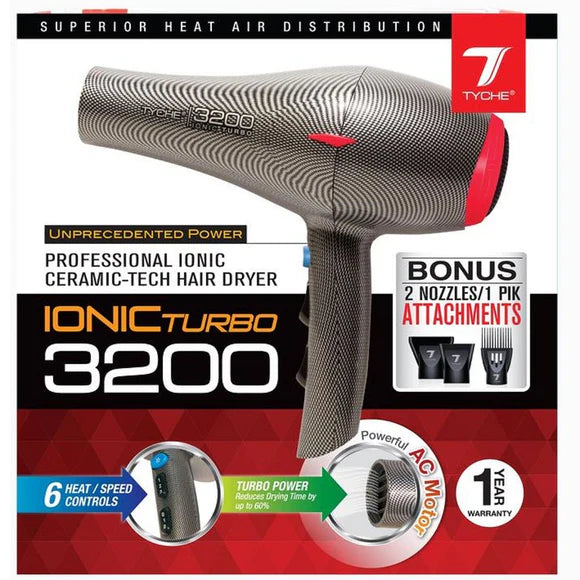 Nicka K-Tyche Ionic Turbo 3200 Hair Dryer