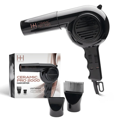 Annie-Hot & Hotter Ceramic Pro-2000 Dryer Black
