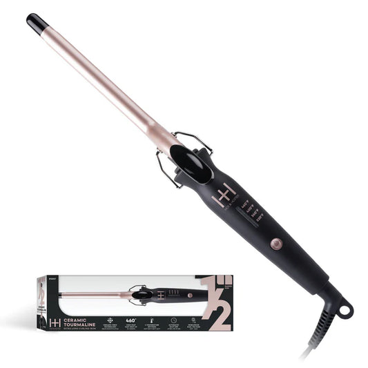 Annie-Hot & Hotter Extra Long Ceramic Tourmaline Curling Iron 1/2" Black