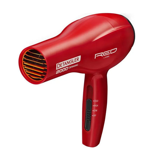 RED by KISS 2000 CERAMIC DETANGLER DRYER