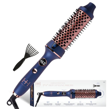 ANNIE-Hot & Hotter Tourmaline Ceramic Digital Hot Styling Brush 1 1/2" Blue