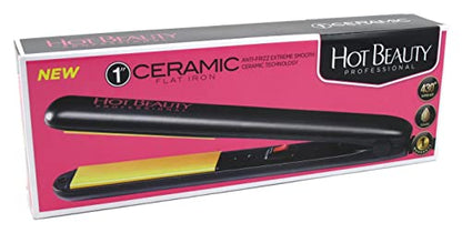 Hot Beauty Professional 1" Ceramic Flat Iron