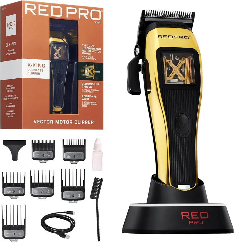 Red by KISS Red PRO X-King Vector Cordless Clipper