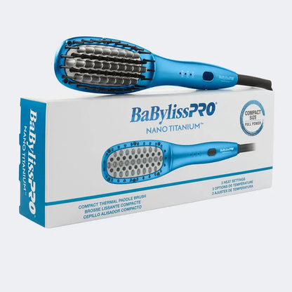 BaBylissPRO Nano Titanium Compact Thermal Paddle Brush