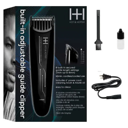 Annie-Hot & Hotter Adjustable Guide Rechargeable Clipper Black