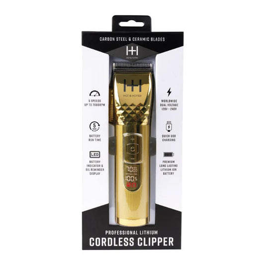 Annie-Hot & Hotter Professional Lithium Cordless Clipper Gold