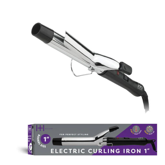 Annie-Hot & Hotter Electric Curling Iron 1" Silver