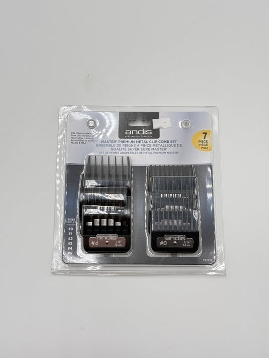 Andis-Master Premium Metal Clip Comb Set