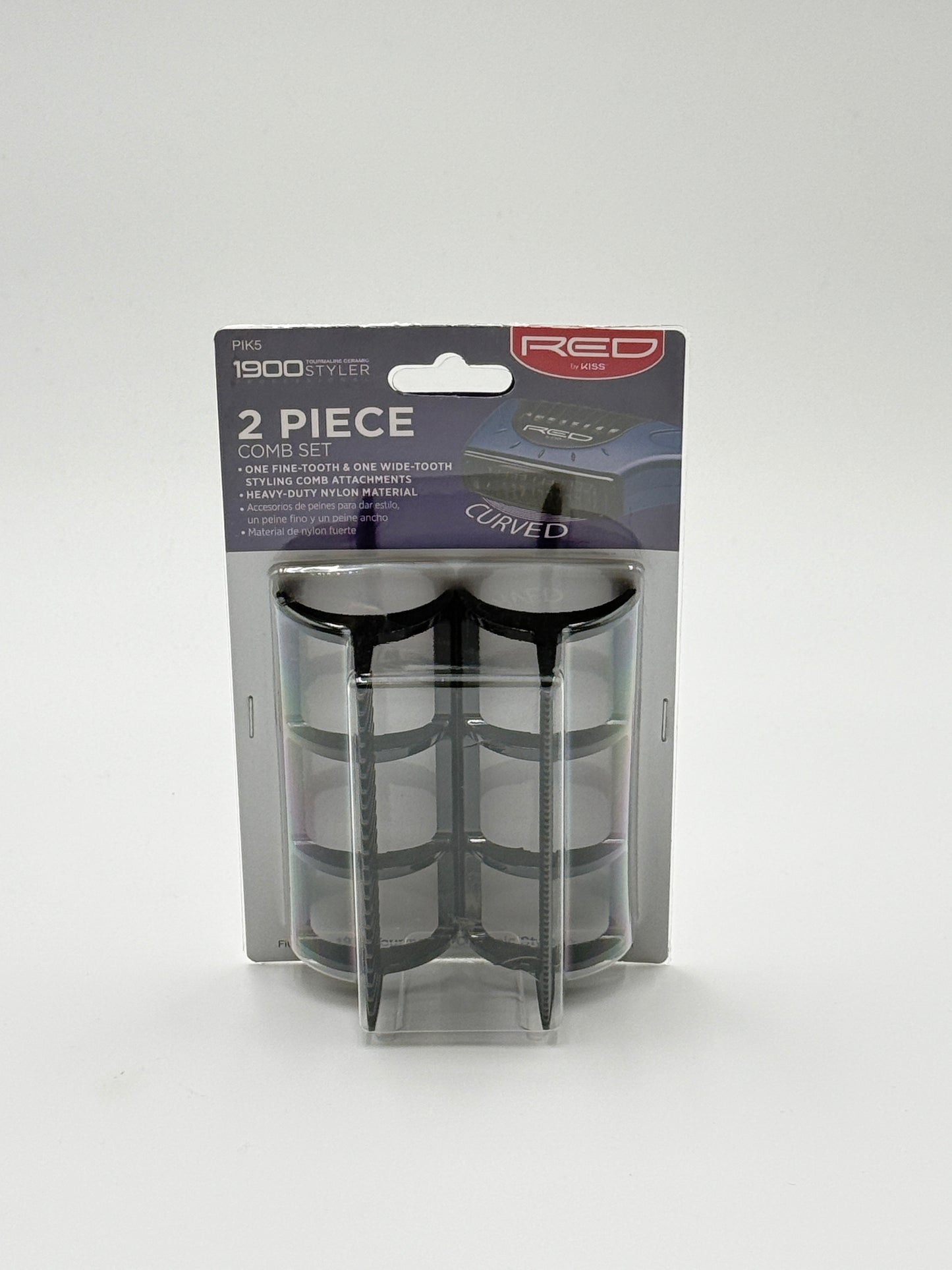 RED by KISS 1900 Styler 2 Piece Comb Set