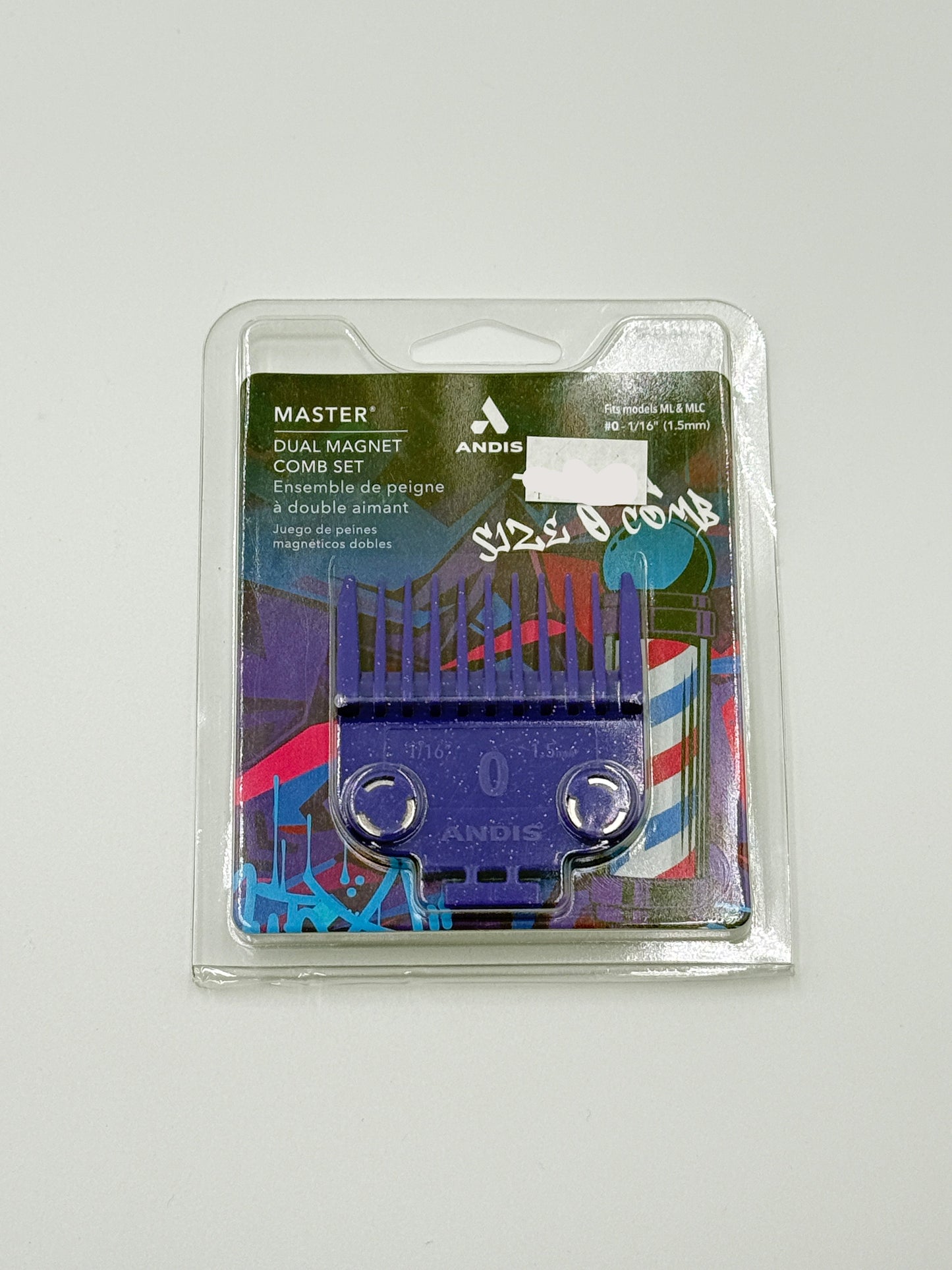 ANDIS Master Dual Magnet Comb Set