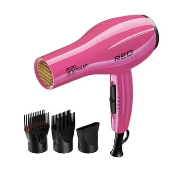 RED by KISS 2000 CERAMIC DETANGLER DRYER