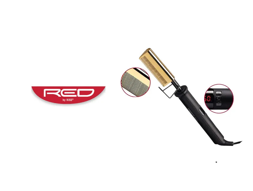 RED by KISS Hot Styler Pressing Comb