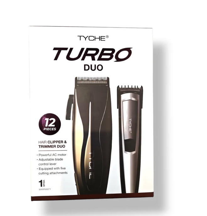 Nicka K-Tyche Turbo Clippers & Trimmers Duo 12 piece