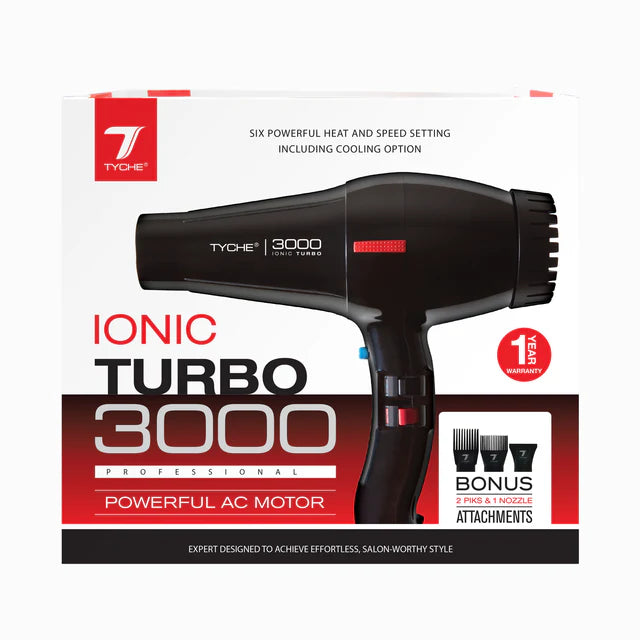Nicka K-Tyche Ionic Turbo Jet 3000 Hair Dryer