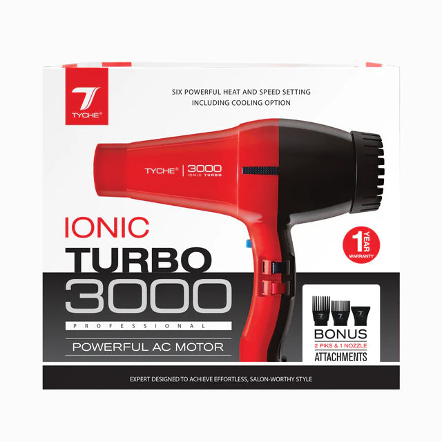 Nicka K-Tyche Ionic Turbo Jet 3000 Hair Dryer