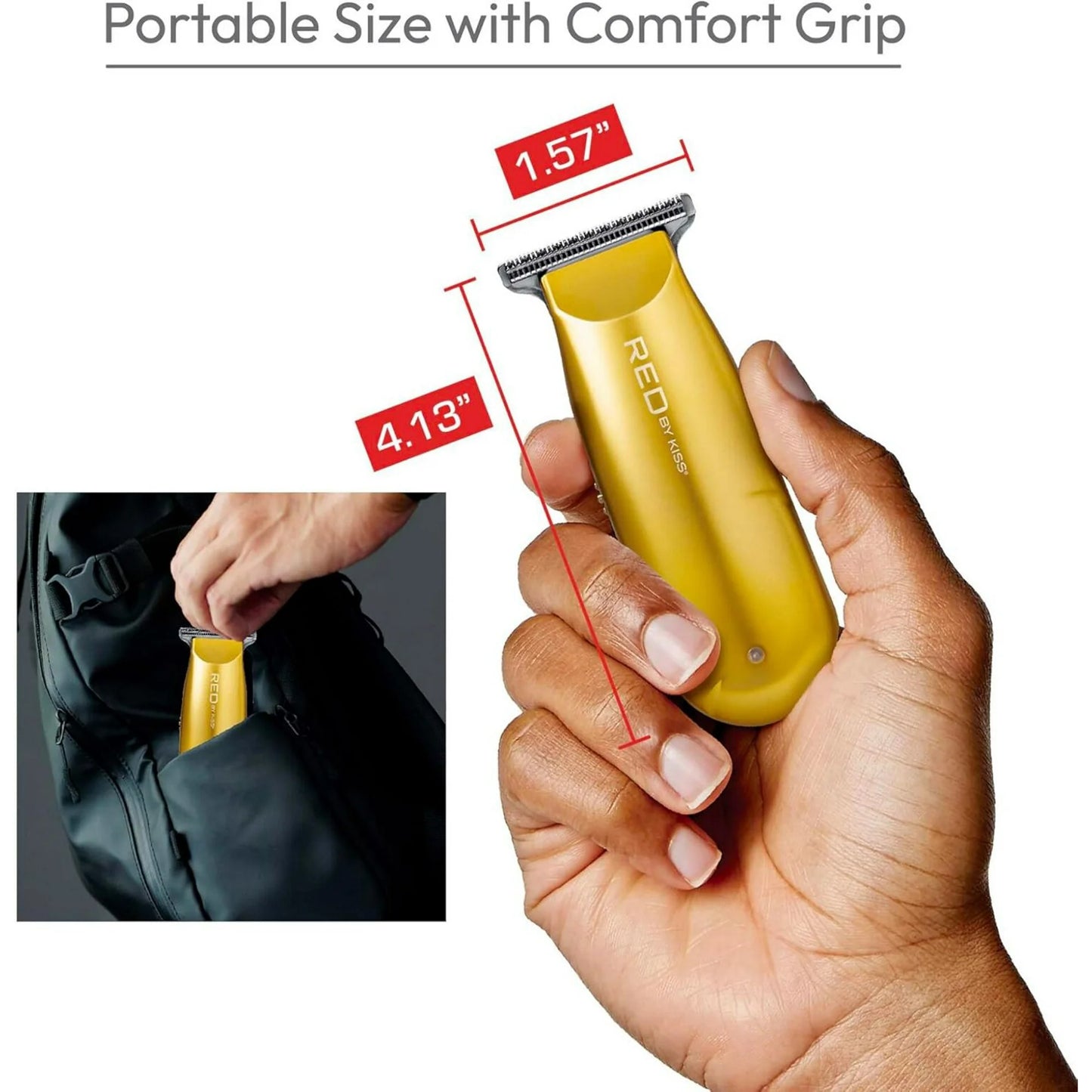 Red by Kiss Mini Cordless Hair Trimmer