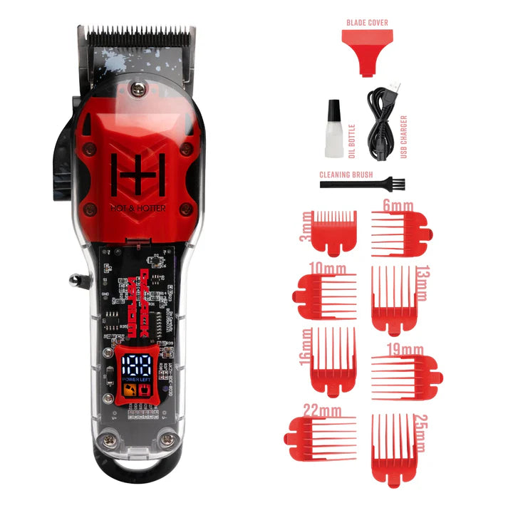 Annie-Hot & Hotter Professional Rechargeable Clippers Black Venom