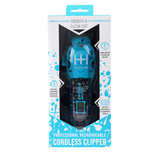 Annie-Hot & Hotter Professional Rechargeable Clippers Blue Frost