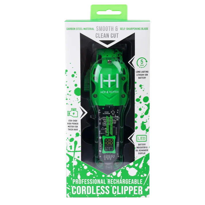 Annie-Hot & Hotter Professional Rechargeable Clippers Space Green
