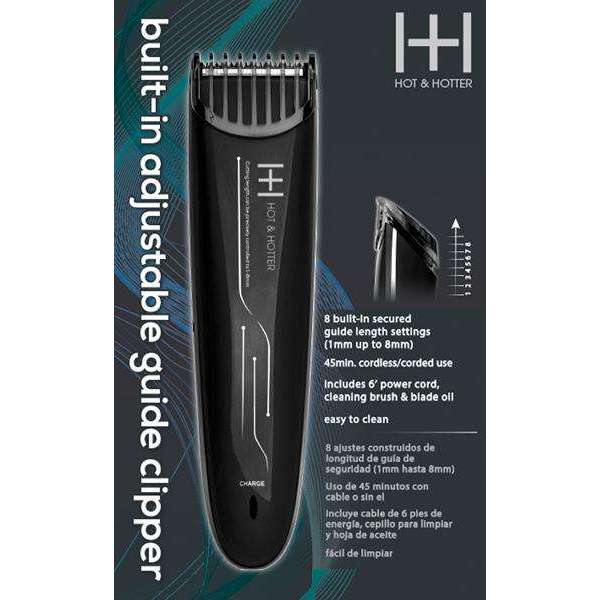Annie-Hot & Hotter Adjustable Guide Rechargeable Clipper Black