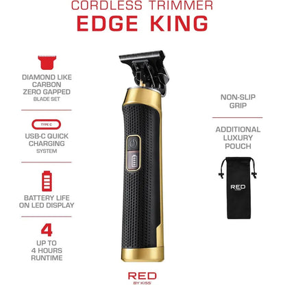 Red by Kiss Edge King Cordless Trimmer #CT01