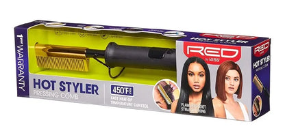 RED by KISS Hot Styler Pressing Comb