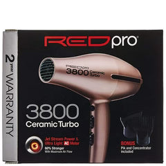 RED By KISS 3800 Ceramic Turbo Hair Dryer