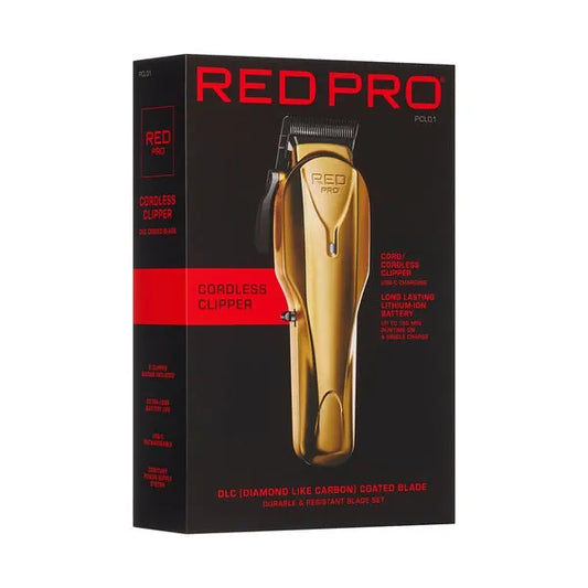 RED by KISS Red PRO CORDLESS CLIPPER MATT GOLD