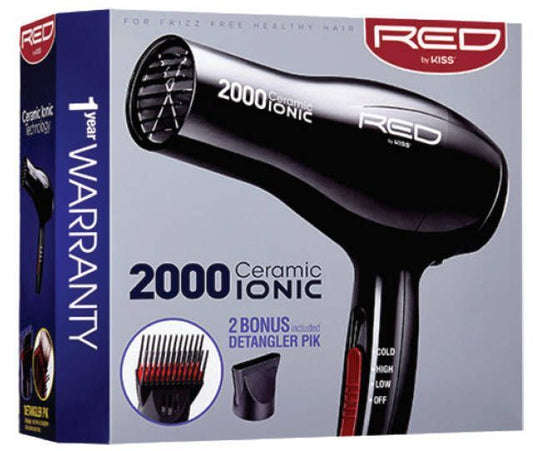 RED by KISS 2000 Ceramic Ionic Blow Dryer
